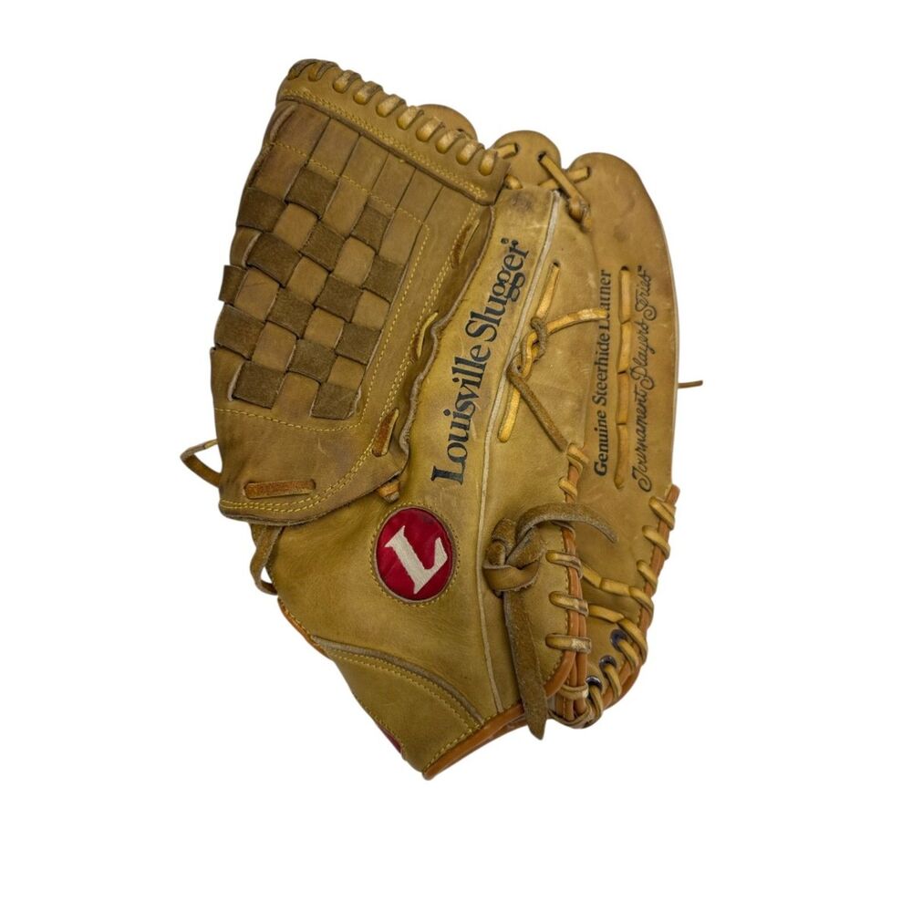 Louisville Slugger Left Handed Baseball Mitt 1980s TPS Steerhide leather 13'